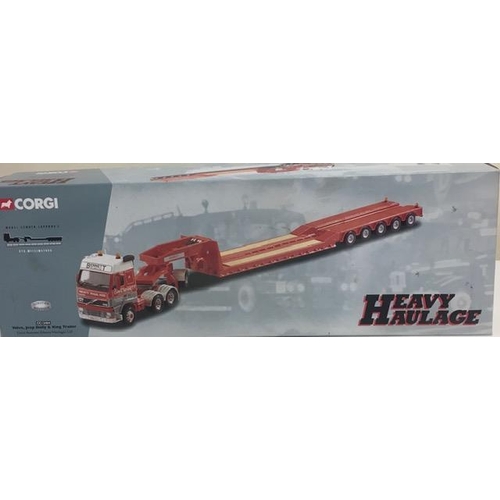 2198 - Corgi CC12404 1:50 Scale Volvo Jeep Dolly & King Trailer – ‘Chris Bennett (Heavy Haulage) Ltd’. Limi... 