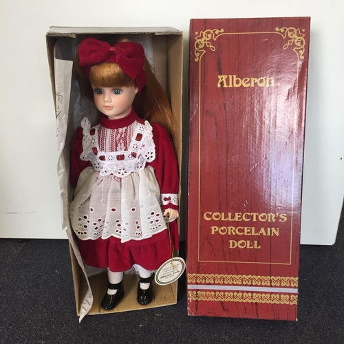 Alberon collector s porcelain doll Alice Model 456. Height 39cm