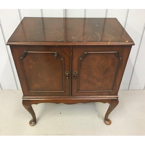 65 - A vintage, two-door cocktail cabinet, by Cameo Furniture. Dimensions(cm) H71, W82, D36.