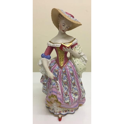 606 - A Franklin Mint 'Diana' figurine, from the Victoria & Albert Museum range. height 26cm.