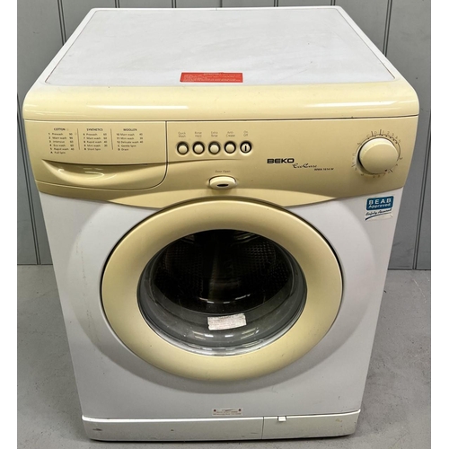 829 - A 'Beko' washing machine, model: WMA1614W. 
Dimensions(cm): H84 W60 D60.