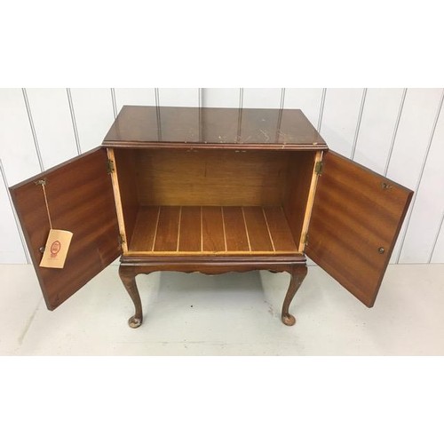 65 - A vintage, two-door cocktail cabinet, by Cameo Furniture. Dimensions(cm) H71, W82, D36.