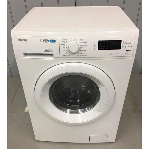 837 - A Zanussi Lindo 1000 8kg washing machine. Plug removed, but advised in full working order. Dimension... 