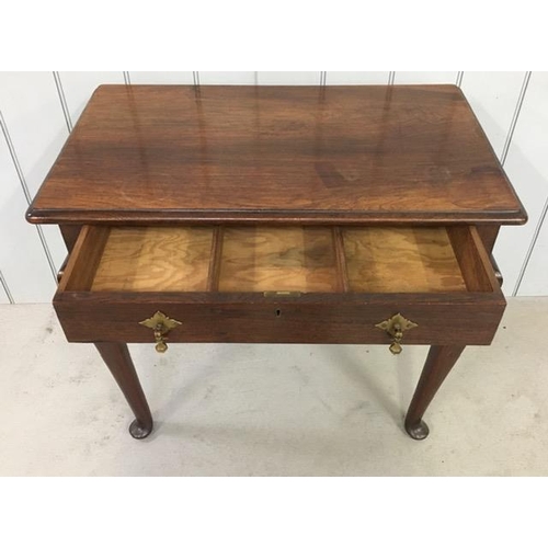 8 - A Georgian mahogany side table, with single frieze drawer.
Dimensions(cm) H69, W77, D47.