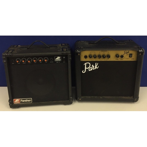 800 - Hohner Panther (TEGA -10) & Park (Model G10) guitar amplifiers. Untested.