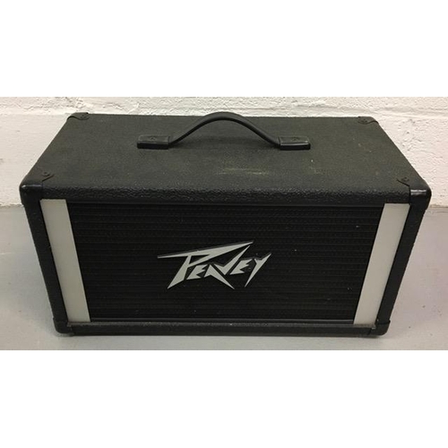 802 - A Peavey guitar amplifier. No power lead present. untested. Dimensions(cm) H29. W52, D26.