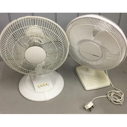 811 - Two desktop fans. Woolworths 12