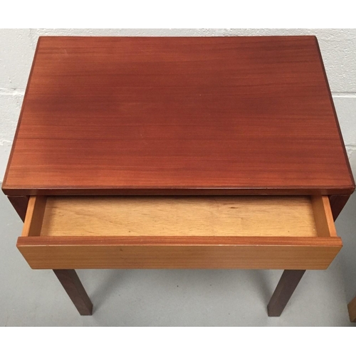 18 - A military occasional table, with single drawer. Stamped NATO  7105.99.120.3794 Year 1986. Dimension... 