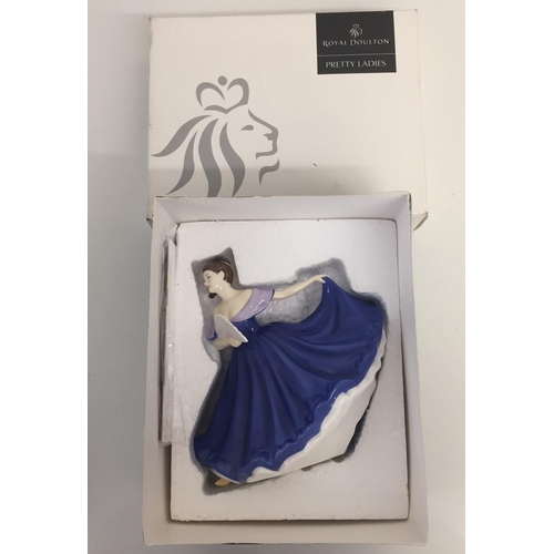 597 - A boxed Royal Doulton 'Elaine' figurine, from the 'Pretty Ladies' range. Ref no. HN 4718.