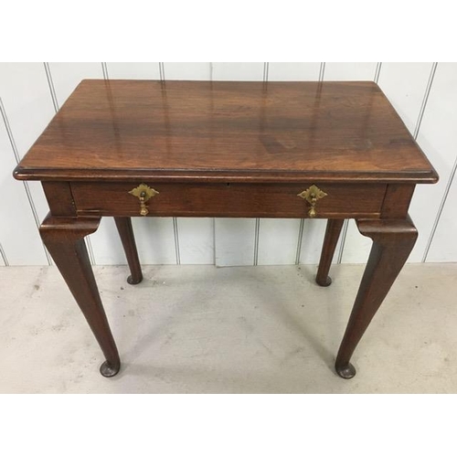 8 - A Georgian mahogany side table, with single frieze drawer.
Dimensions(cm) H69, W77, D47.