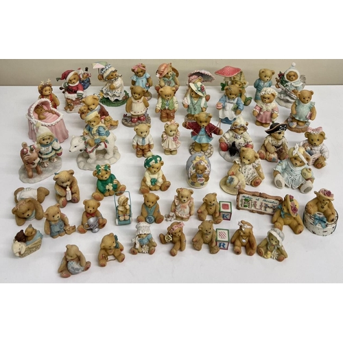 598 - A large collection of approximately 48 'Cherished Teddies'. Includes 'My prayer is for you', 'Glory ... 