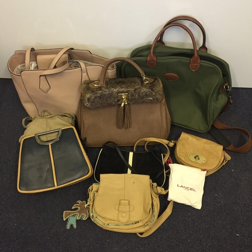 634 - A selection of 7 ladies bags, from Dice, NICA, Faith, Aldo, MNG, Longchamp, Dollargrand & Dolcis.