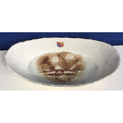 624N - A WWI Grimwades' dish from 1917/18, made by the girls of Staffordshire during the winter of 1917/18.... 