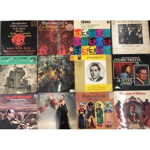 720 - A large collection of approximately 183 classical/operatic vinyl records. Mainly LP's, but includes ... 