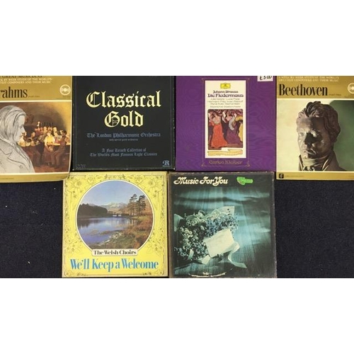 720 - A large collection of approximately 183 classical/operatic vinyl records. Mainly LP's, but includes ... 