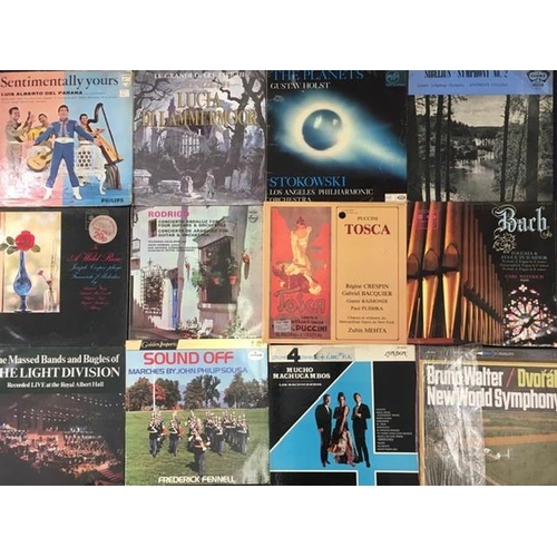 720 - A large collection of approximately 183 classical/operatic vinyl records. Mainly LP's, but includes ... 