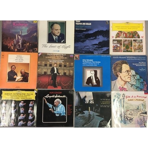 723 - A collection of approximately 76 vinyl albums. Classical/Operatic/Musical genre.