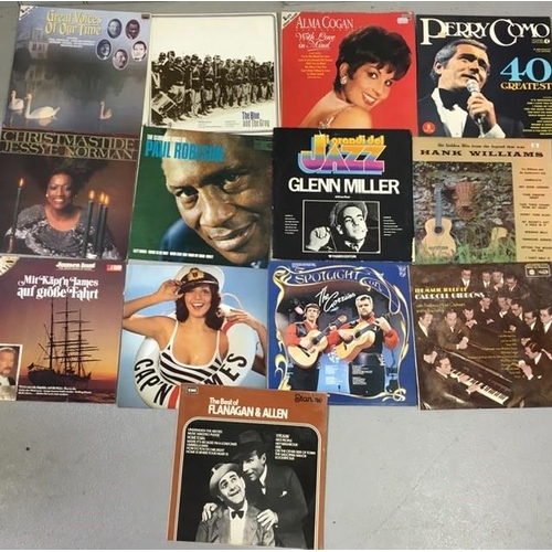 734 - A collection of 39 easy listening vinyl albums from 1960's/70's.