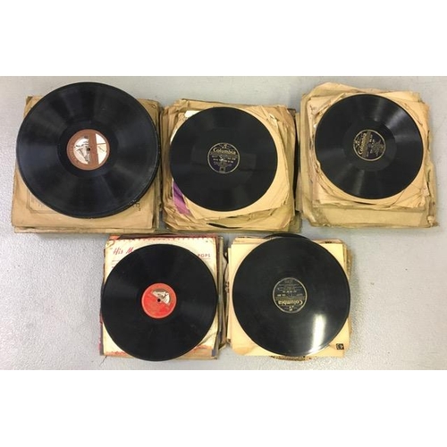 735 - A collection of 80+ vinyl 78's from 1930's onwards.