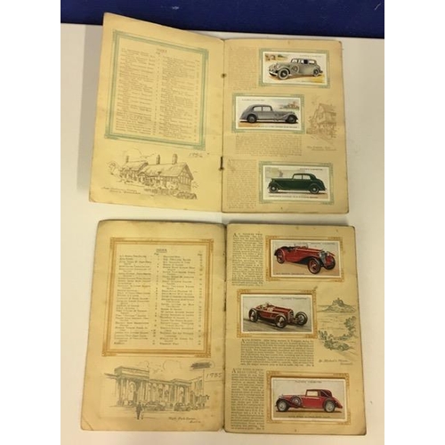 1755 - Two complete Player's cigarette card albums. Motor Cars & Motor Cards Second Series.