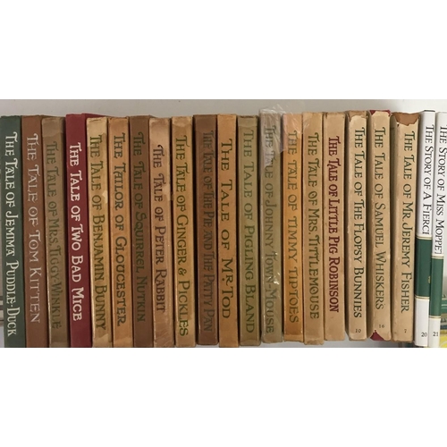 1769 - A collection of 21 Beatrix Potter books, dating from 1940.