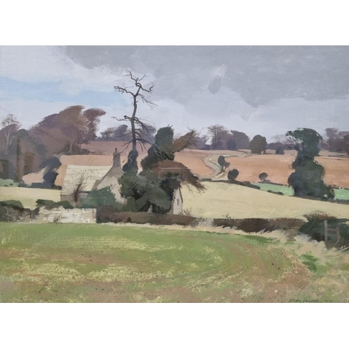 323 - An original, signed Allan Laycock (RWA, British b.1928) landscape painting in acrylic. A well- recog... 