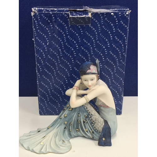 490C - A boxed Shudehill Charleston Seated Lady figurine. (No. 81990B) Height 16cm.