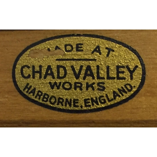 763 - A vintage Chad Valley tabletop bagatelle game, with original steel balls.