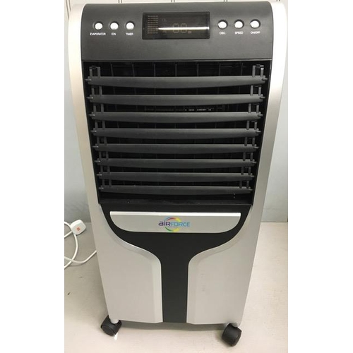 799 - A boxed, B&Q Airforce Slim Evaporative Air Cooler. No remote control. Tested & appears in full worki... 