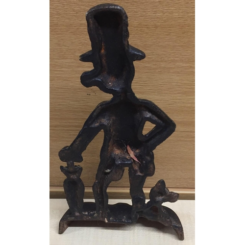 635 - An Ally Sloper cast iron door stop. Height 28cm.