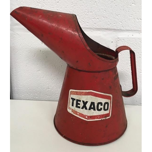 683 - A vintage 'Texaco' oil can. height 27cm.