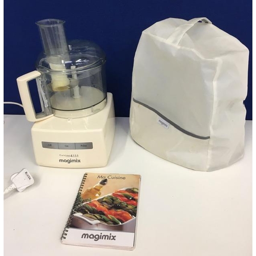 791 - A good quality food mixer, by Magimix, model 'Cuisine 4200 Automatic'. Complete with cover & origina... 