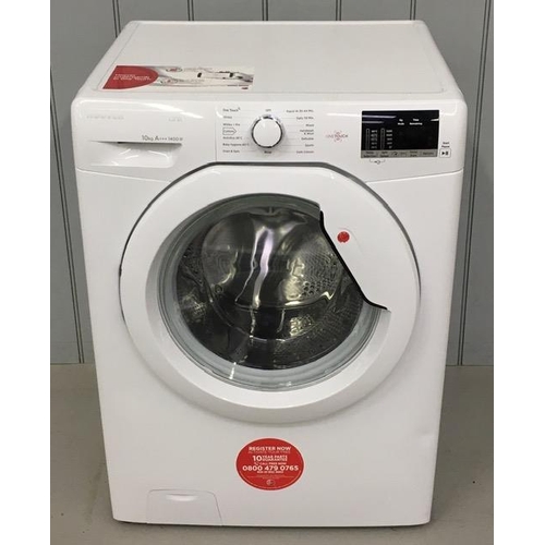 801 - A Hoover 'Link' 10kg washing machine, model DHL14102D3/1-80. Tested & appears in full working order.... 