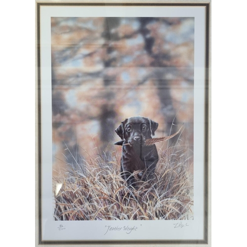 374 - A trio of limited edition Labrador prints, hand signed by various artists. To include 'Ready for Col... 