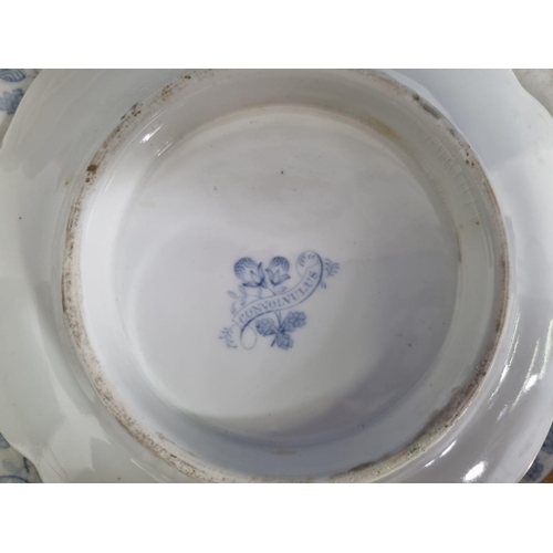 498B - A substantial, mixed lot of 19th century crockery, to include finely hand-painted examples. Two 'Por... 