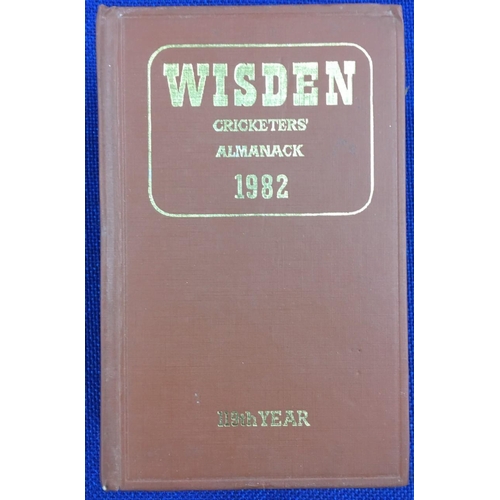 1688 - 1982 Wisden Cricketer's Almanac - 119th Edition