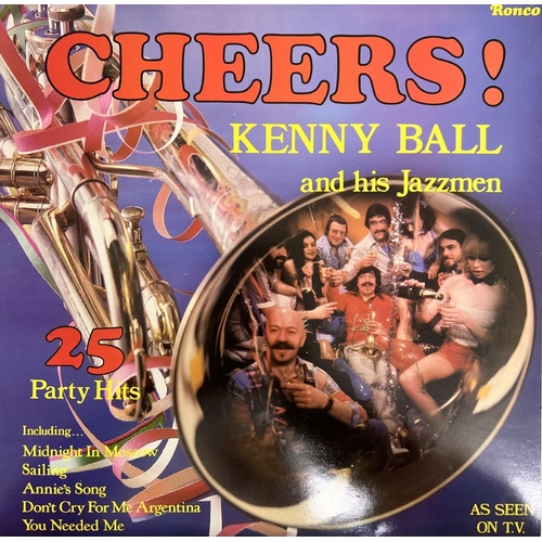 1716 - A Kenny Ball & His Jazzmen LP, signed by Kenny & three band members.