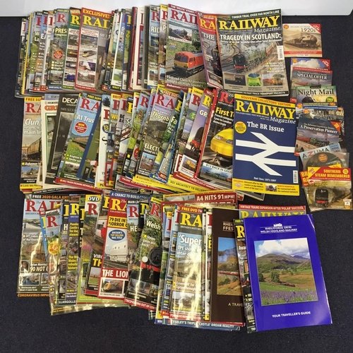 1759 - A collection of over 100 'RAILWAY' magazines (2002 to 2021), together with approximately 10 railway ... 