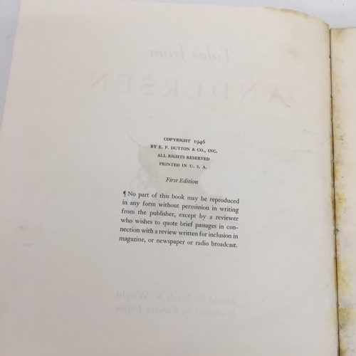 1768 - A 1946 first edition of 'Tales from Andersen' retold by Sarah K Wright.