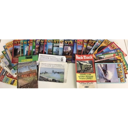 1772 - Approximately 32 rail related magazines from 1970's/80's, predominately 'Steam Railway'.