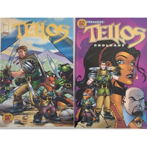 1994 - Two Dynamic Forces sealed & certificated 'Telios' comic books.
'Prologue no.1 Foil Edition', limited... 