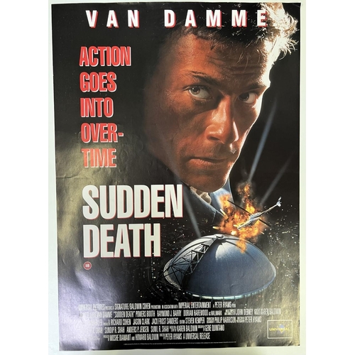 2584 - An unframed movie poster of the film 'Sudden Death'. 60cm x 42cm