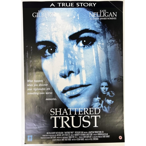 2597 - An unframed movie poster of the film 'Shattered Trust'. 60cm x 42cm