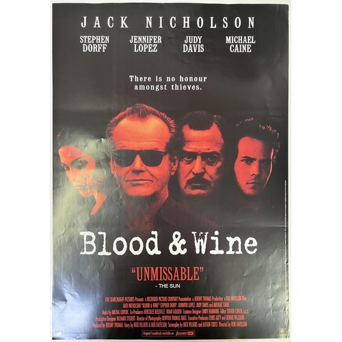 2595 - An unframed movie poster of the film 'Blood & Wine'. 60cm x 42cm