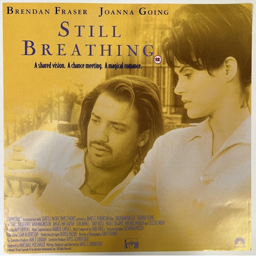 2620 - An unframed movie poster of the film 'Still Breathing'. 42cm x 42cm