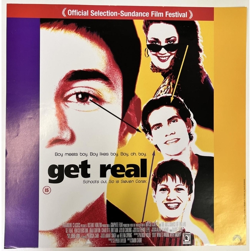 2624 - An unframed movie poster of the film 'Get Real'. 42cm x 42cm