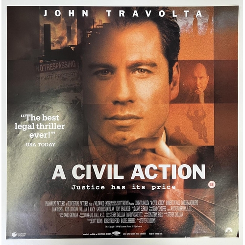 2623 - An unframed movie poster of the film 'A Civil Action'. 42cm x 42cm