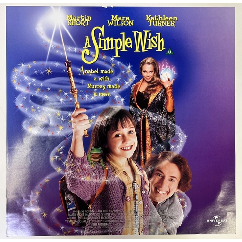 2641 - An unframed movie poster of the film 'A Simple Wish'. 42cm x 42cm