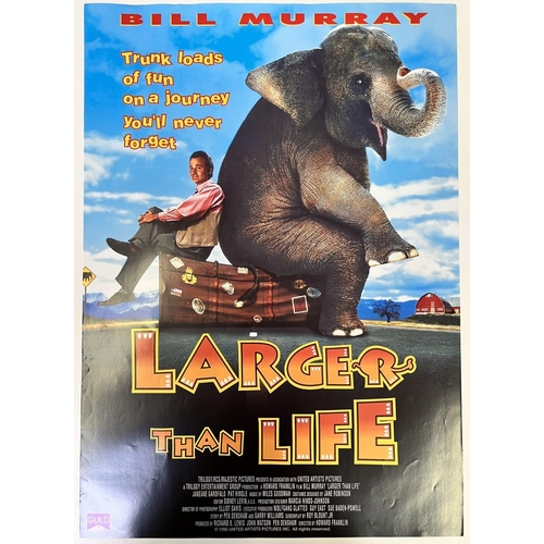 2646 - An unframed movie poster of the film 'Larger Than Life'. 60cm x 42cm