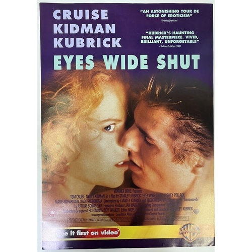 2650 - An unframed movie poster of the film 'Eyes Wide Shut'. 60cm x 42cm